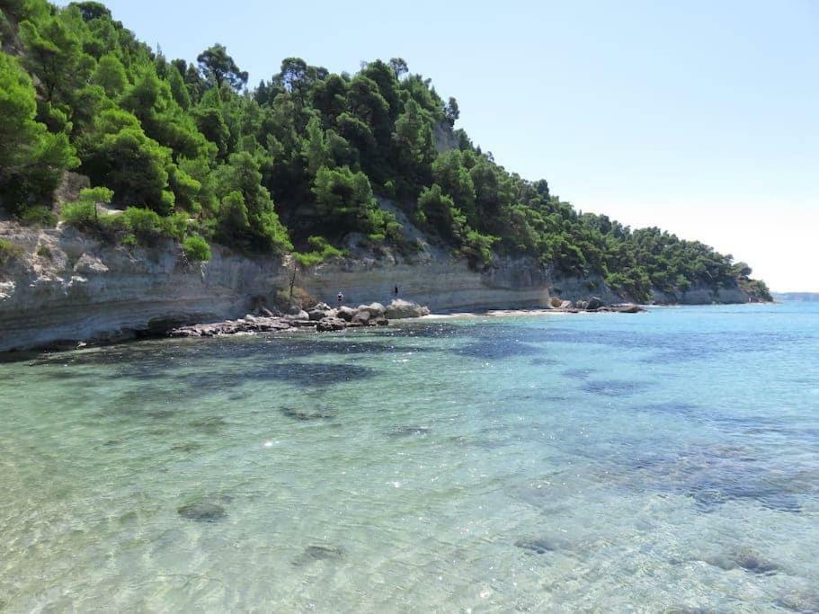 Seaside Beach House Siviri Exterior foto