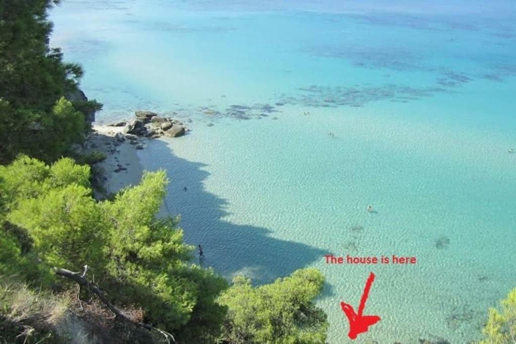 Seaside Beach House Siviri Exterior foto