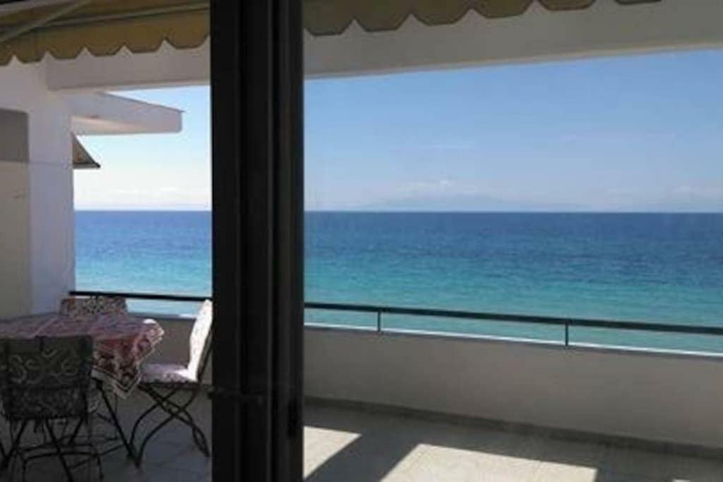 Seaside Beach House Siviri Exterior foto