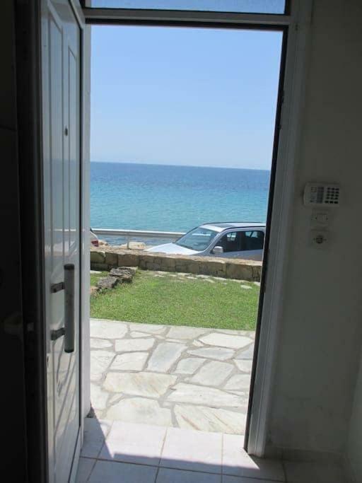Seaside Beach House Siviri Exterior foto